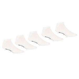 Regatta Unisex Adult Trainer Socks (Pack of 5) / White
